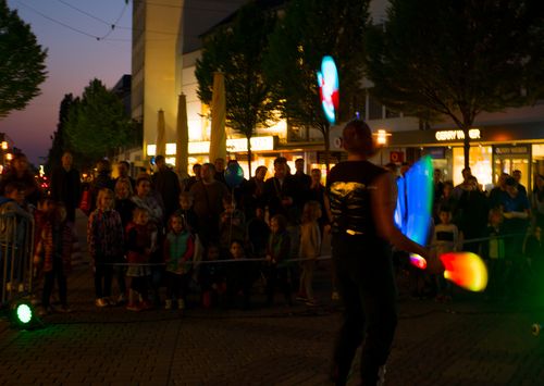 Late Night Shopping mit LED Show in Darmstadt